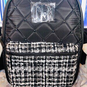 BADGLEY MISCHKA TWEED QUILTED BACKPACK